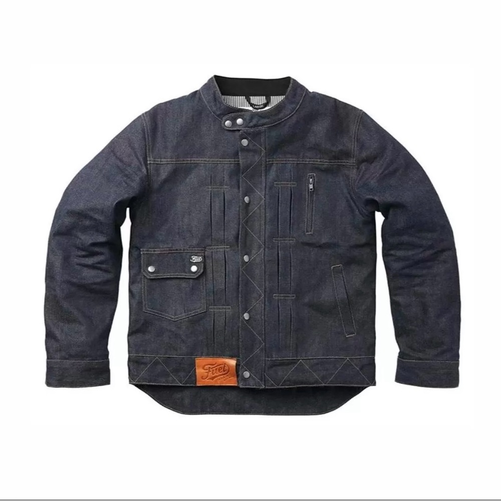 Blue Denim Jean Jacket- The Greasy Jacket by Fuel